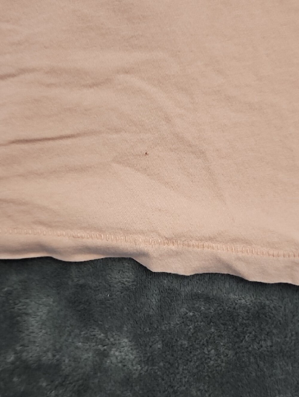 Universal Thread Blush/Peach V-Neck Short Sleeve Tee - Picture 5 of 7